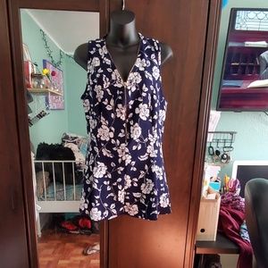 Floral Peplum Blouse